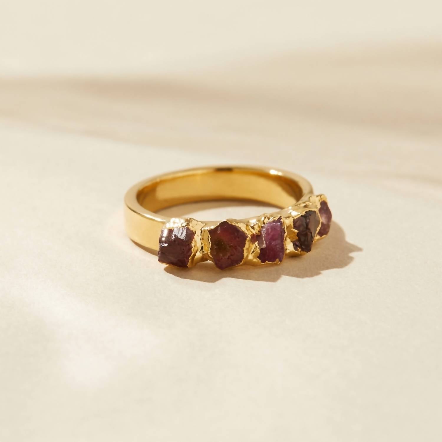 Dani Barbe - Ruby Stacking Ring