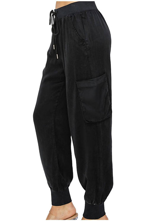 Risen - Drawstring Tencel Big Pocket Joggers