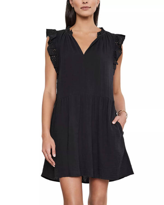 Velvet By Graham & Spencer - Grace Ruffle Sleeve Mini Dress