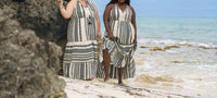 Just Bellina - Grecian V-neck Maxi Dress - Plus