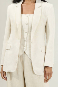 Sugarlips - Candida Fitted Notch Lapel Blazer