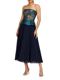 Kay Unger - Giannina Strapless Midi-Dress