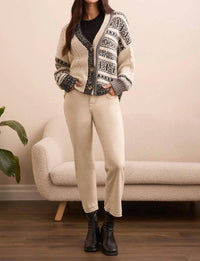 Tribal - Multi Stitch Cardigan