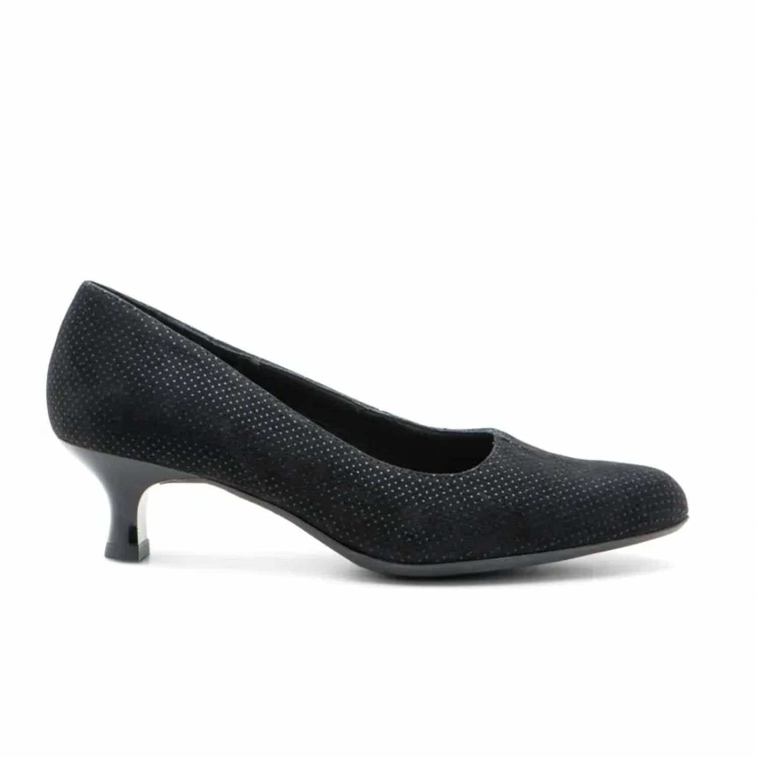 Ara WOMEN'S KIT ALMOND-TOE PUMP in black - women's sandal