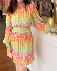 Fate - Pastel Bloom Smocked Dress