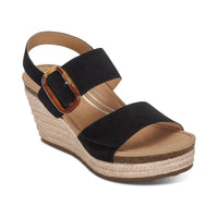 Aetrex - Women's Ashley Arch Support Wedged Sandals