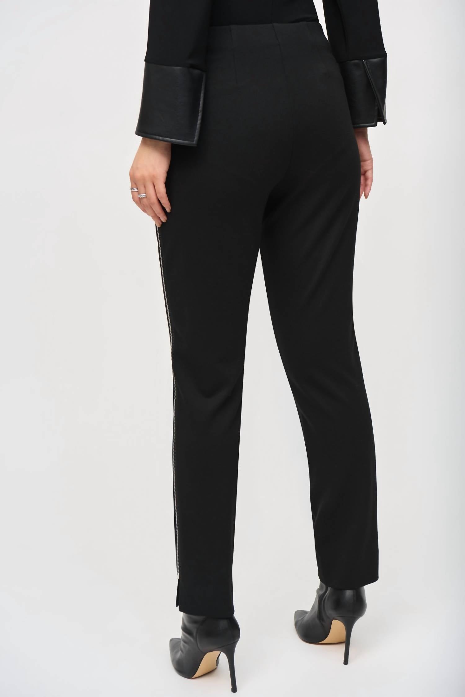 Joseph Ribkoff - Slim Fit Side Zipper Pants