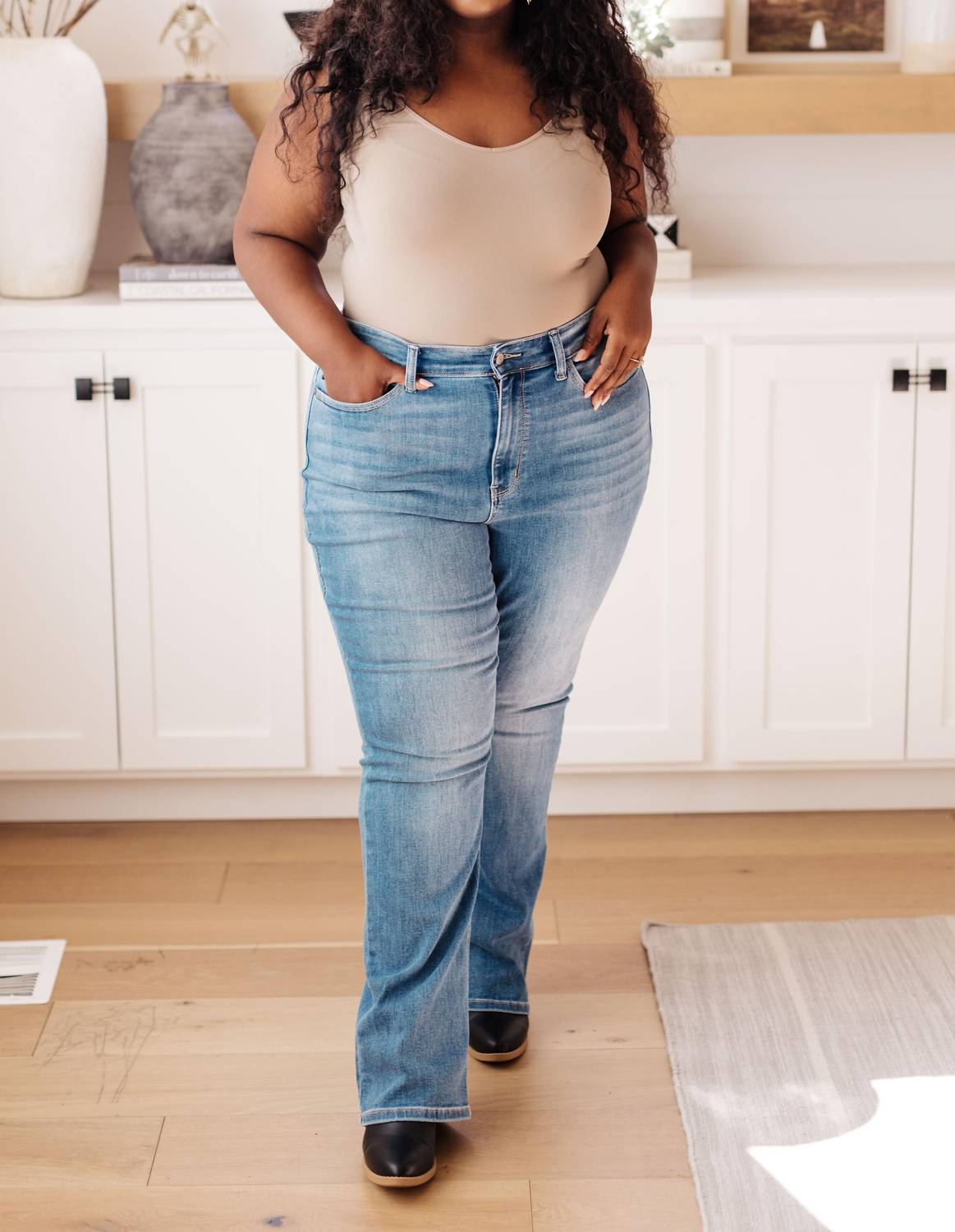 Judy Blue - High Waist Non Distressed Classic Bootcut Jean