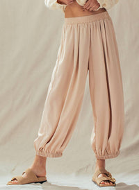Urban Daizy - Boho Relaxed Fit Elastic Cuff Jogger Pants