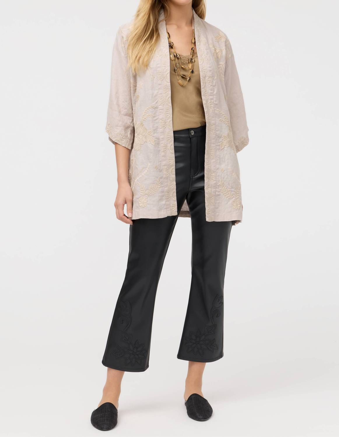 Johnny Was - LARA LINEN KIMONO