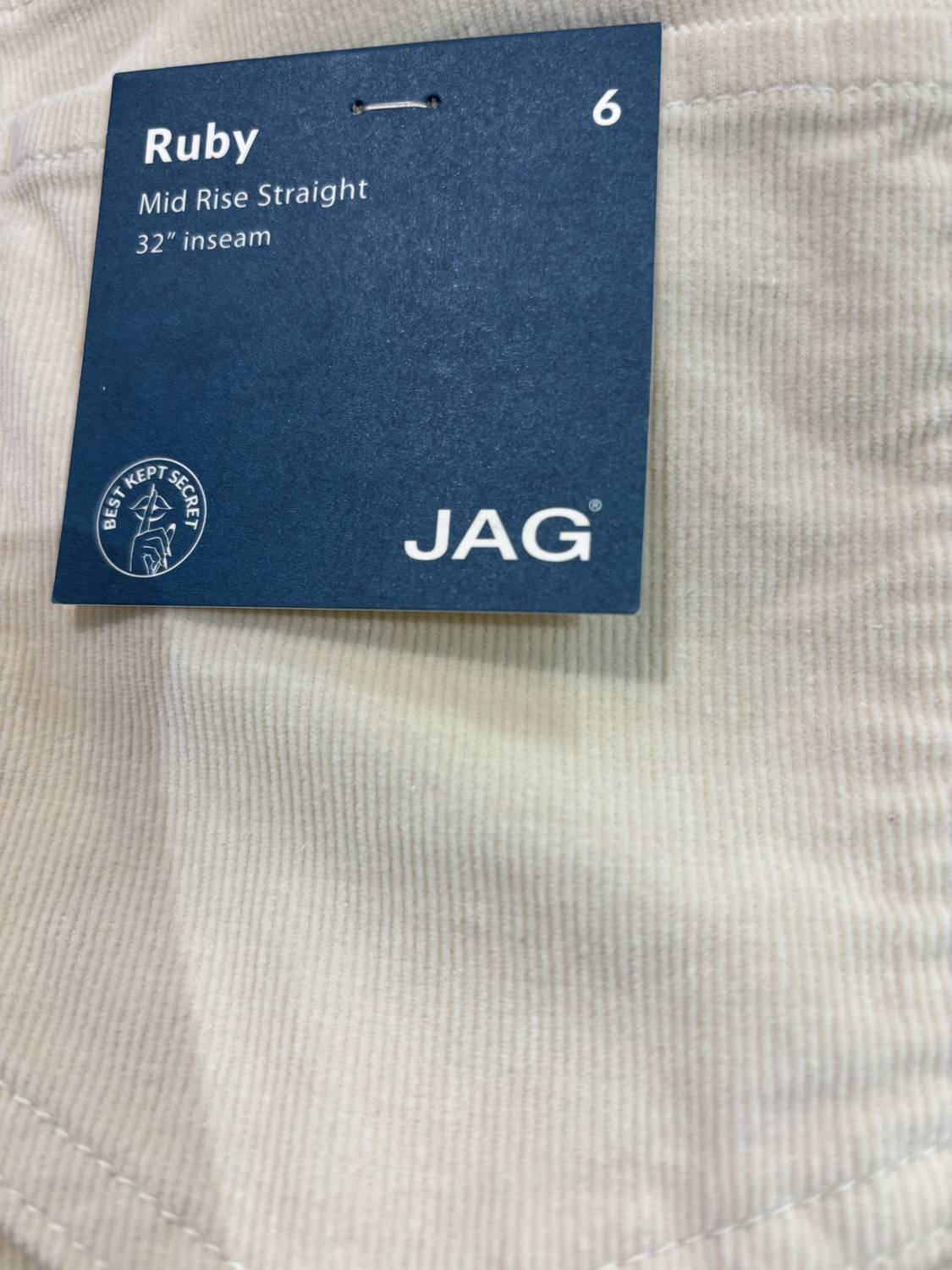 Jag - ruby straight cord jeans