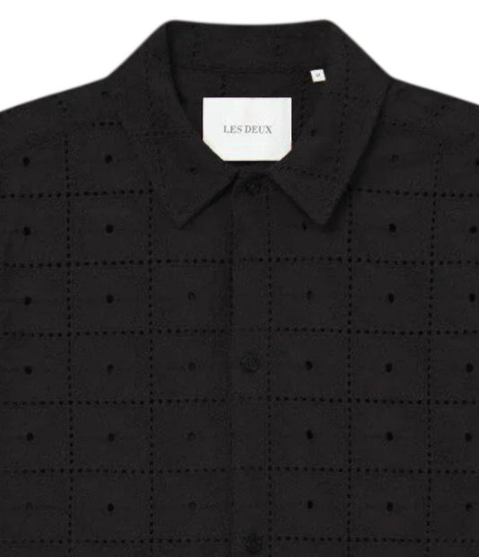 Les Deux - Men's Hector Anglaise Short Sleeve Shirt