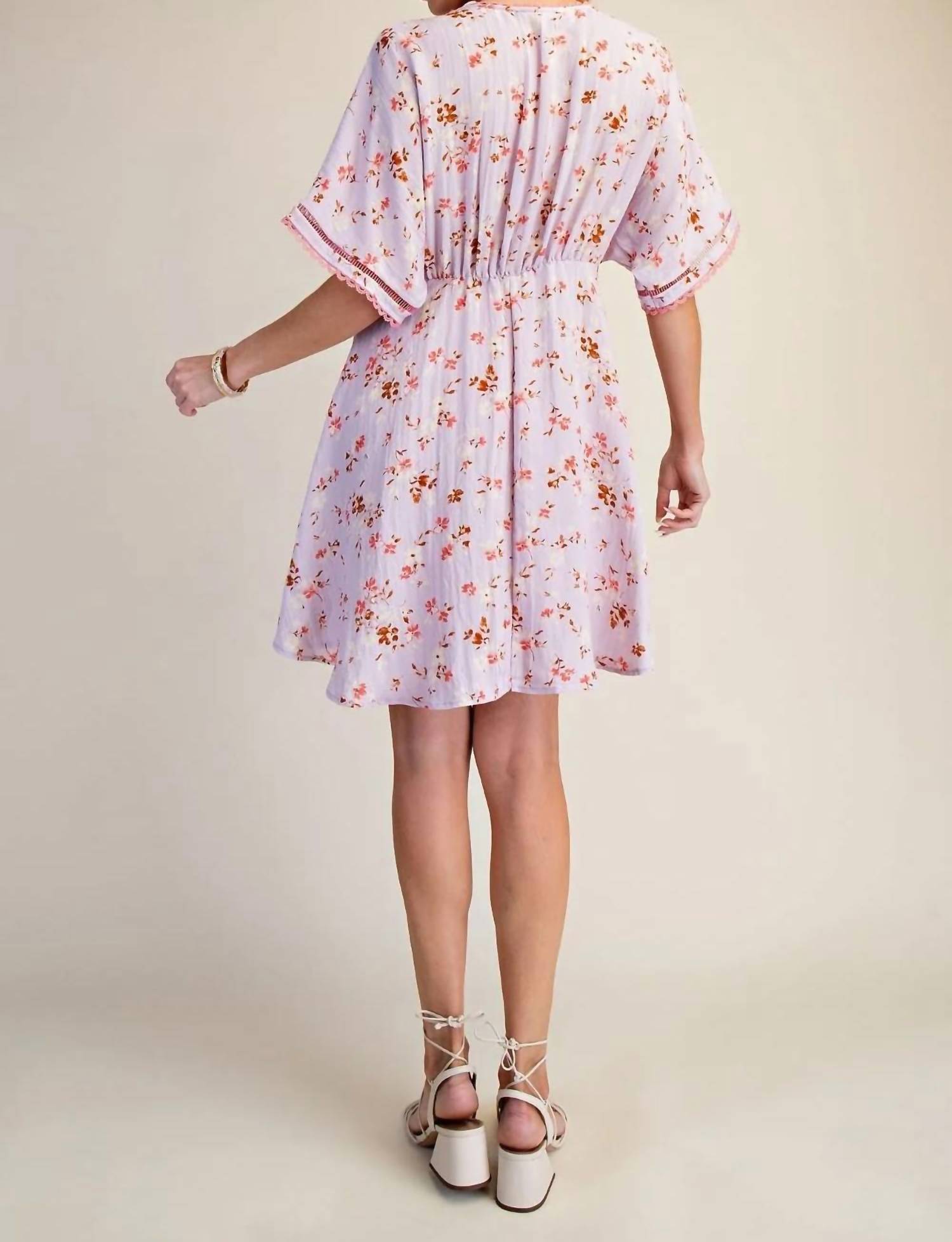 Easel - Gracelyn Flower Dress