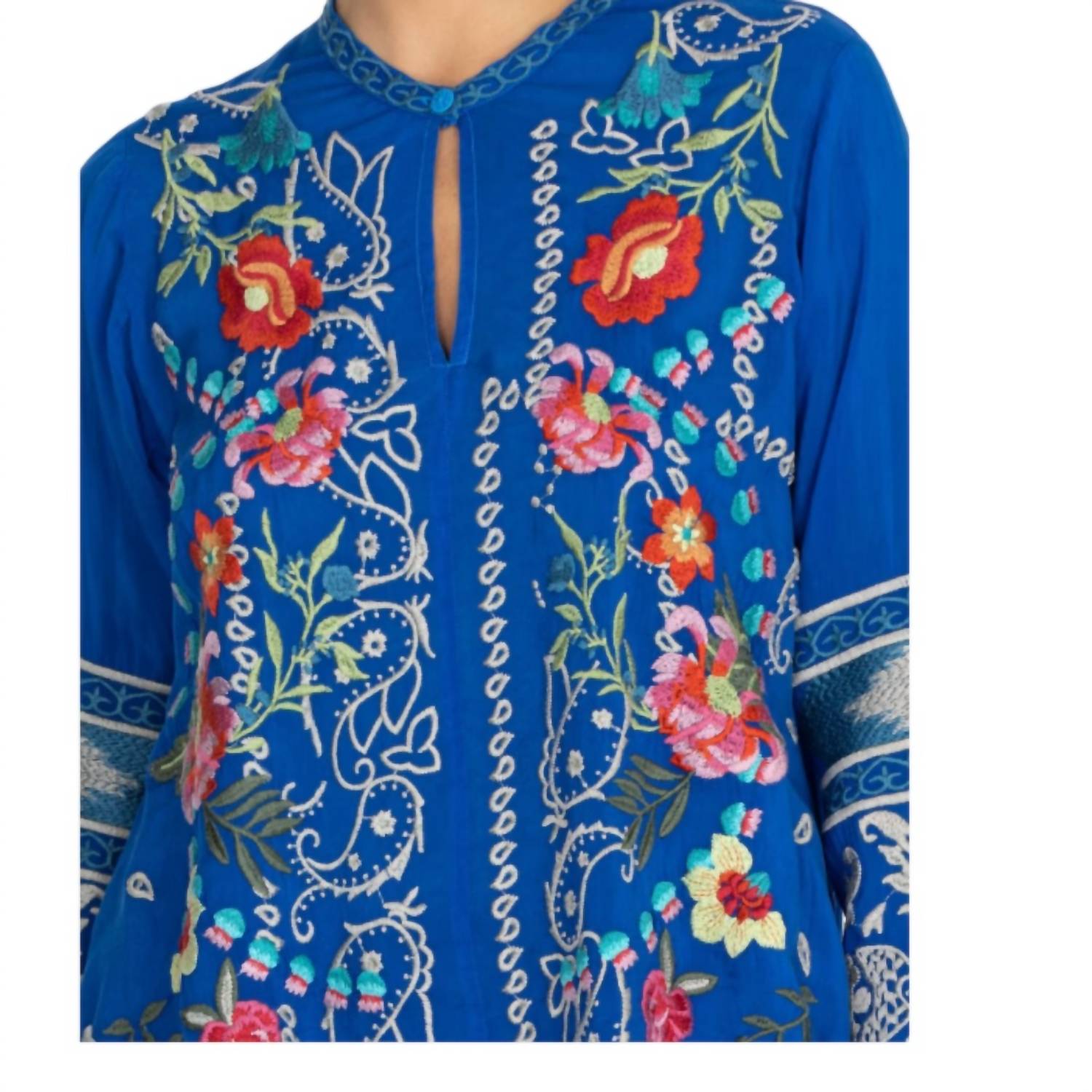 Johnny Was - Tamarind Embroidered Blouse