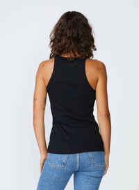Stateside - 2x1 Rib High-neck Tank Top
