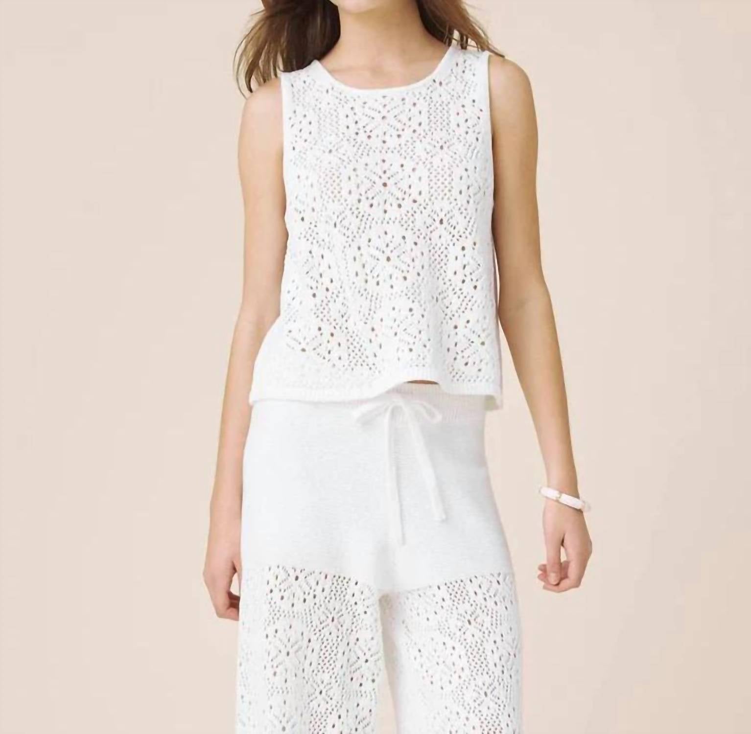 Splendid - Beckham Crochet Sweater Tank