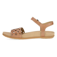 dansko Women's Jodie Sandal in light tan - women's sandal - detail view