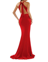Colors Dress - High Neck Gown