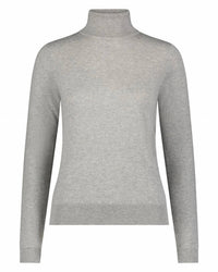Minnie Rose - Cotton Cashmere Turtleneck Sweater