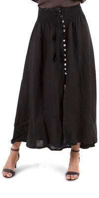 Gigi Moda - Magdalena Linen Maxi Skirt