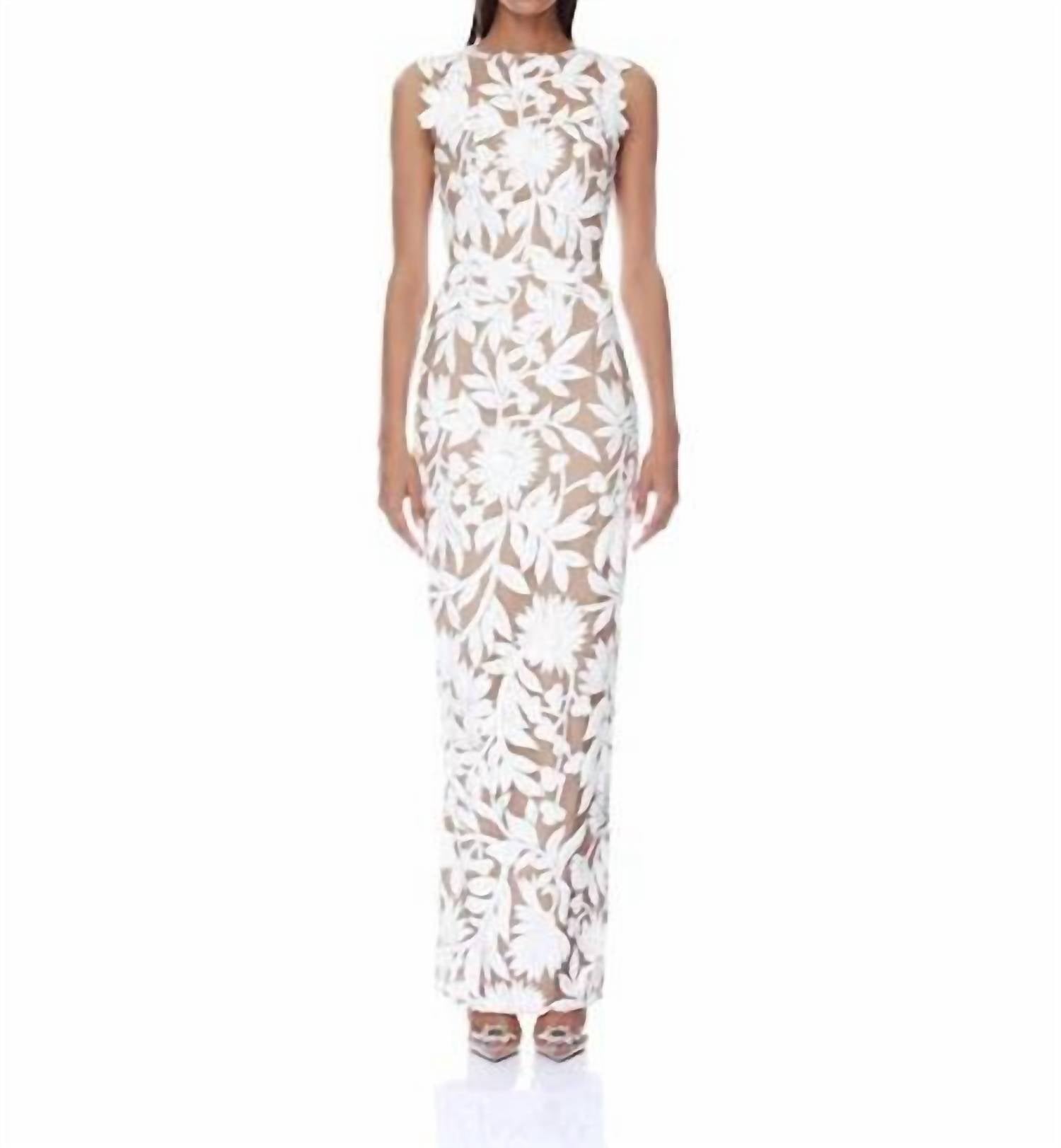 Bronx And Banco - Violet Sequin Embellished Gown