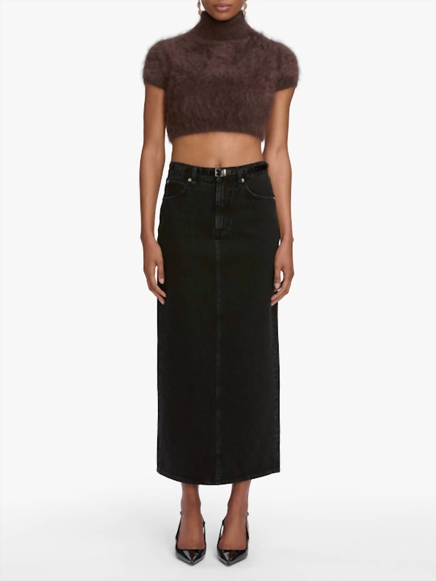 Frame - Column Mid Rise Skirt