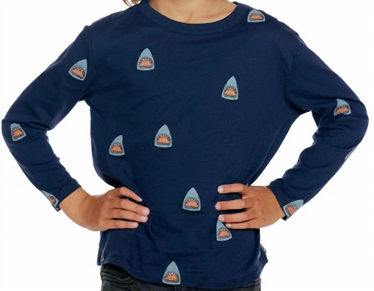 Chaser - Shark Bites Long Sleeve Tee