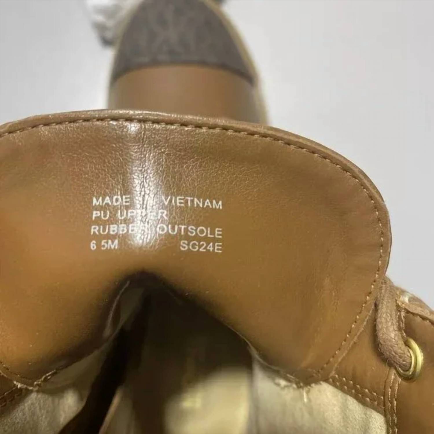 MICHAEL KORS Women's Weiss Faux Leather Tall Combat Bootie in brown - women's shoe - view 6