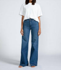 ASKK NY Brighton Wide Leg Jeans in mercury 2 - women's jeans