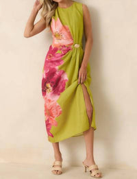 Entro - Floral Print Maxi Dress