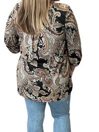 Honeyme - Paisley Gabby Top
