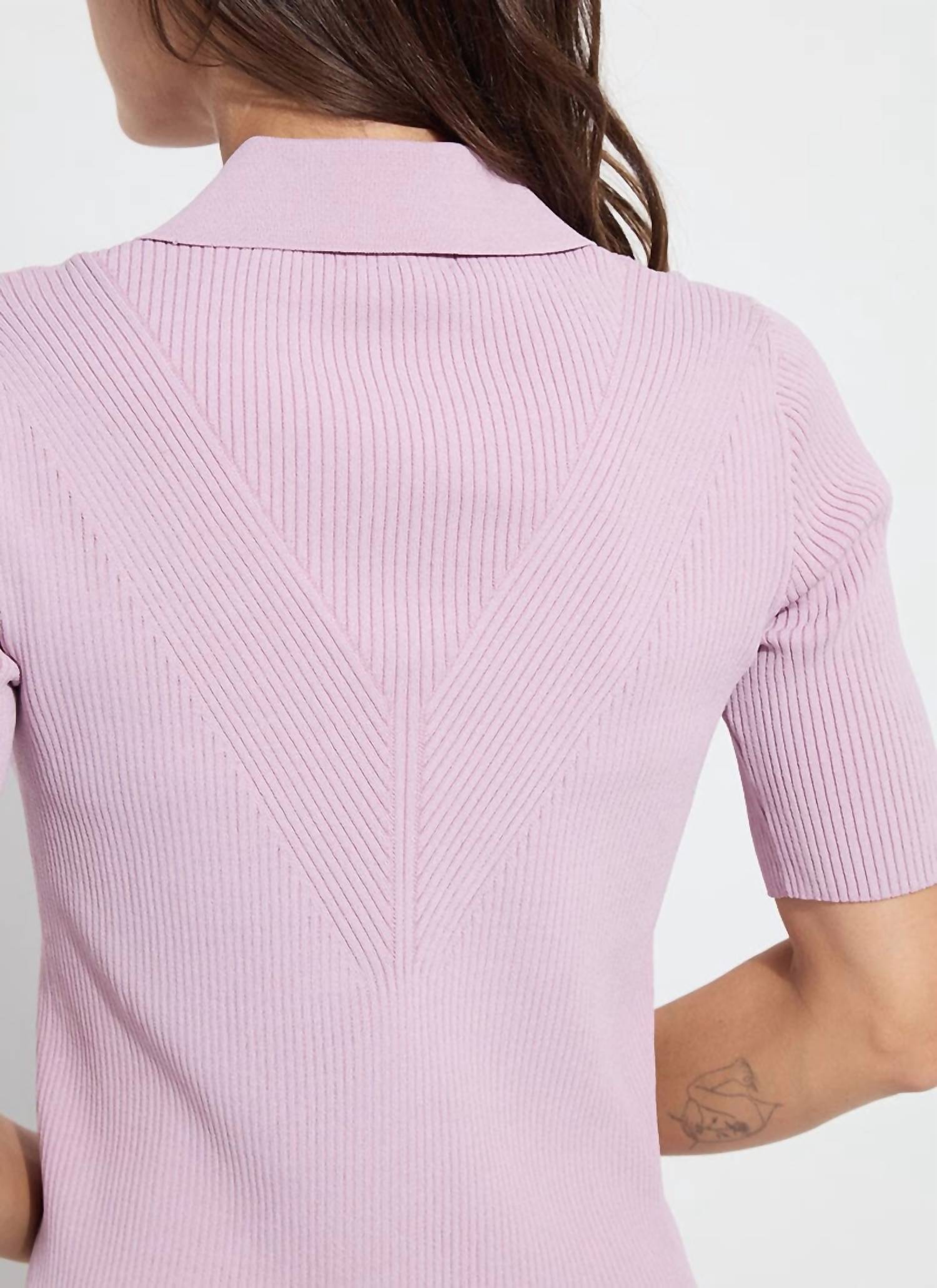 Lysse - Kenzie Ribbed Knit Polo