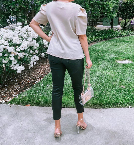 Kancan - Plus Size Mid Rise Shimmer Skinny Jeans