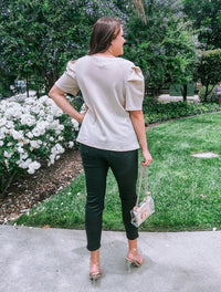 Kancan - Plus Size Mid Rise Shimmer Skinny Jeans