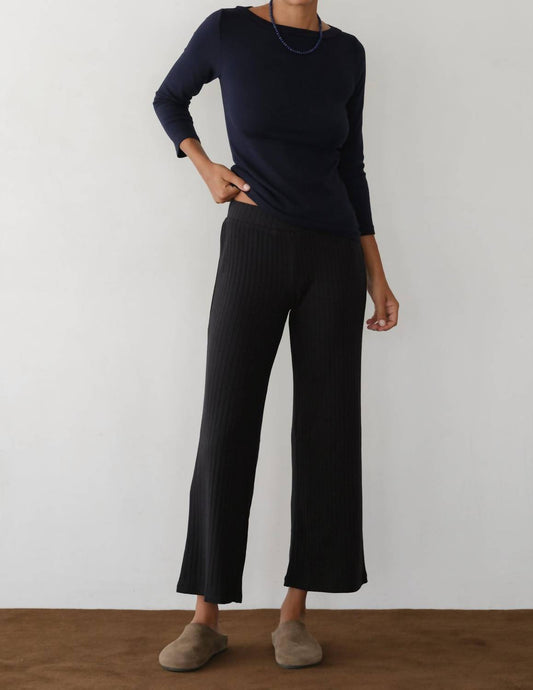 Donni. - Sweater Rib Kick Flare Pants