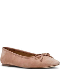 STEVE MADDEN Women's Malinda Suede Bow Ballet Flats in tan - women's flats