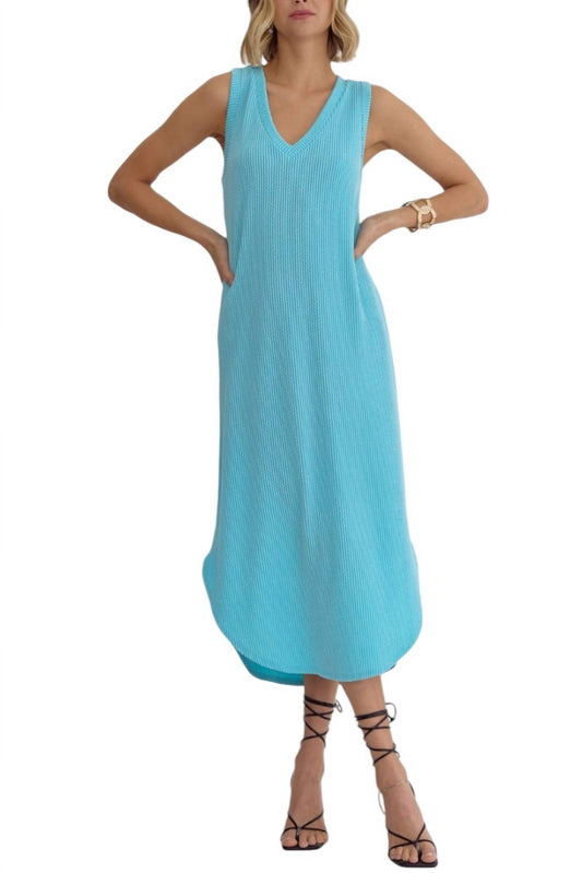 Entro - Go Coastal or Go Postal Maxi Dress