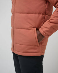 TravisMathew Climate Drop Jacket in heather copper - men's jacket - view 5