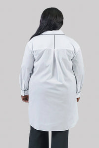 See Rose Go - Signature Piping Tunic Shirt - Plus