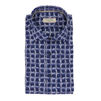 Tintoria Mattei - Men's Tintoria Mattei Watercolor Windowpane Sport Shirt