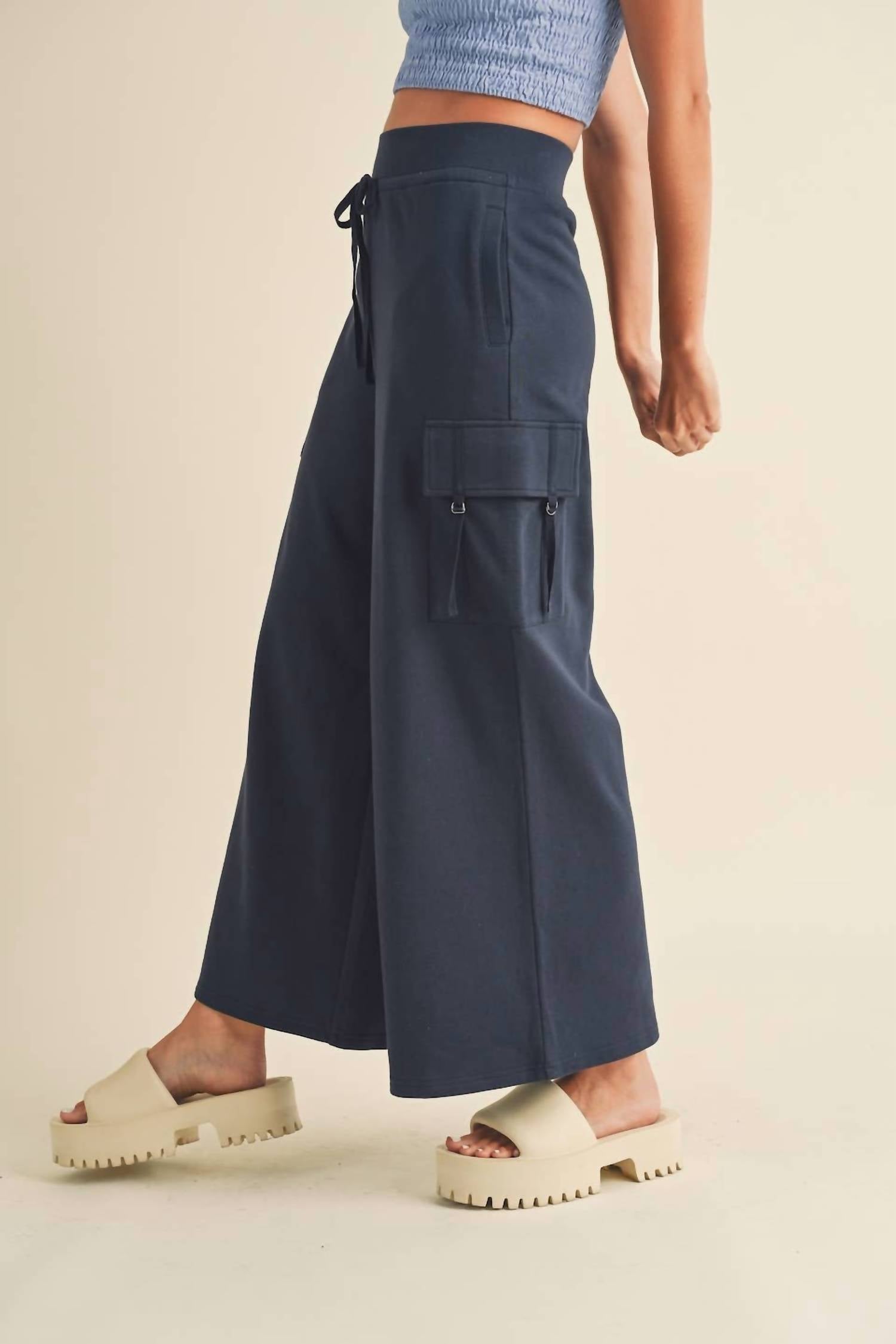 Kimberly C - Wide Leg Cargo Pants