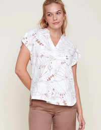 Renuar - Linen Rayon Woven Blouse