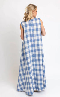Karlie - Buffalo Check Scoop Maxi Dress
