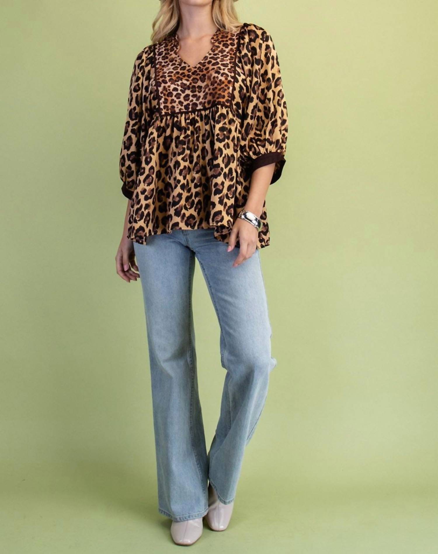 Gigio - Wild at Heart Babydoll Top