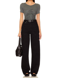 Nation Ltd - Nevina Seamed Gathered Tee Shirt