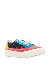 Rhude - Men's Bandana Print Low-top Canvas Sneakers