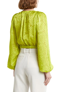 Ramy Brook - Briana Plunge Neck Tie Front Top