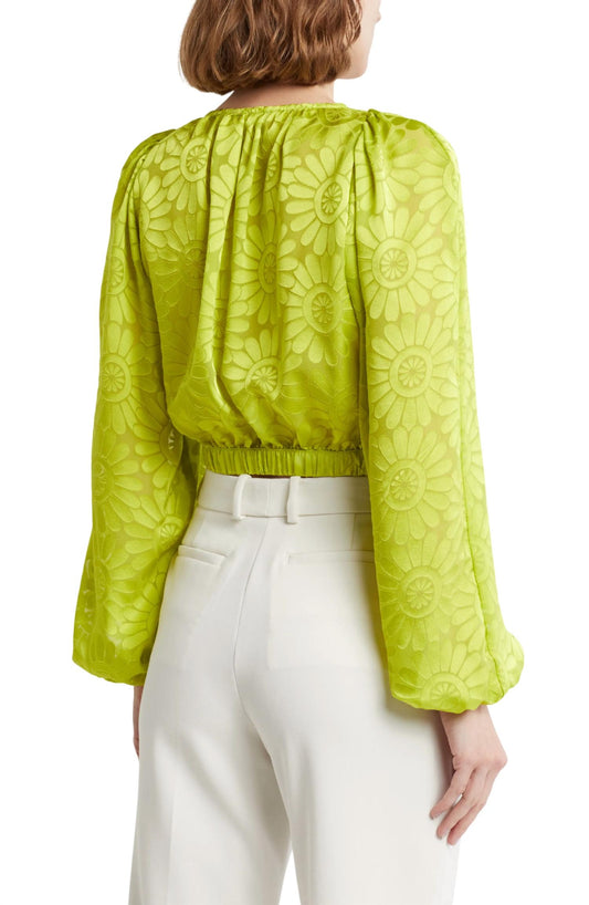 Ramy Brook - Briana Plunge Neck Tie Front Top