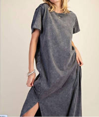 Easel - Terry Midi Dress