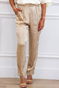 Do+Be - Vita High Waisted Satin Pants